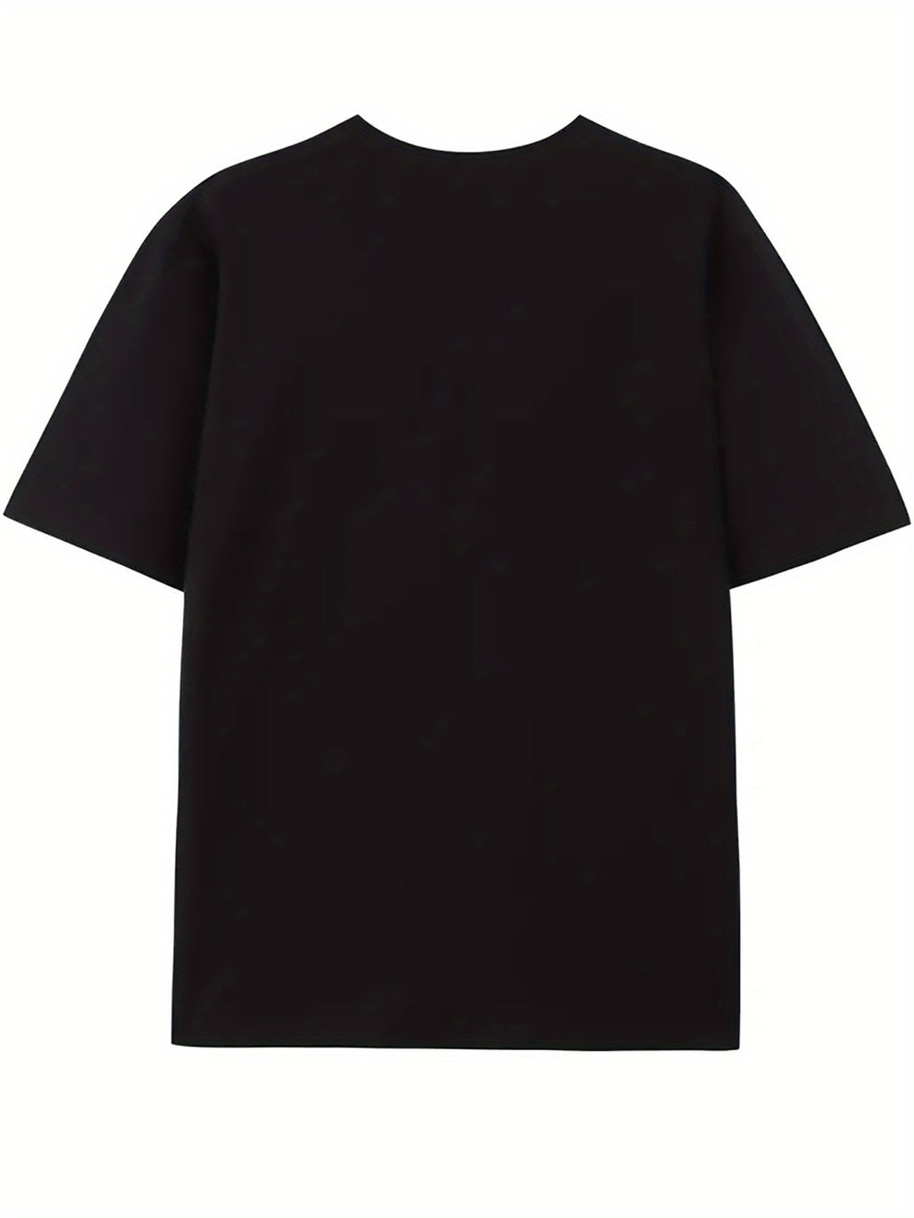 4pcs Men'S Cotton T-Shirts - Fun Cartoon Print, Soft & Breathable, Loose Fit, Short Sleeve, Round Neck, 220g\u002F㎡, Perfect for Casual Summer Wear, Machine Washable, Casual Summer Wear | Playful Graphic Tee | Soft Cotton Tee
