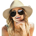 Women's Summer Wide Brim Sun Hat 80+ Panama Soft Foldable Straw Beach Hat, Outdoor Hat, Travel Accessories, Fashion Fashion Glasses, Women's Hat, Beach Visitor, Summer Wardrobe