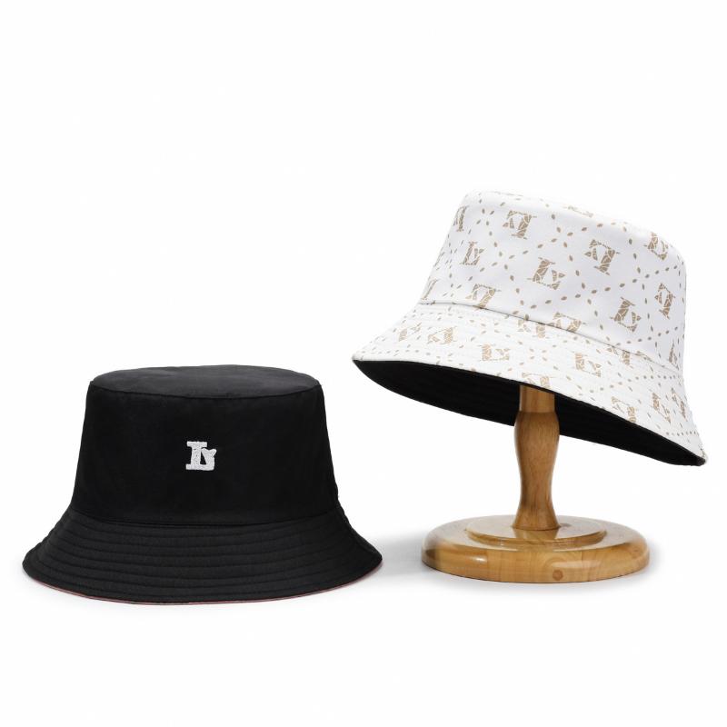 Retro Double-Sided Fisherman Hat with Full Print Embroidery Letters | & Shade | for Outdoor Activities with Comfortable Fit | Summer Collection | Festival Gift