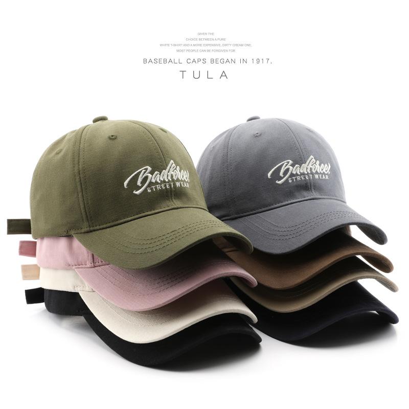 1pc Retro Style Embroidered Letter Baseball Cap with Semi-hard Brim for Outdoor Activities and | Unisex Casual Wear | Summer Collection | Holiday Gift