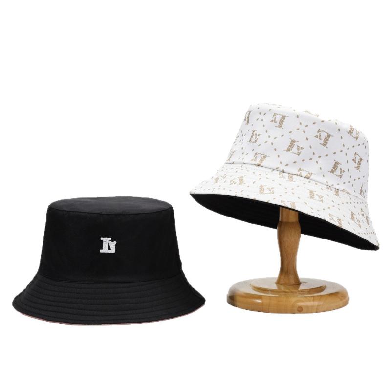 Retro Double-Sided Fisherman Hat with Full Print Embroidery Letters | & Shade | for Outdoor Activities with Comfortable Fit | Summer Collection | Festival Gift