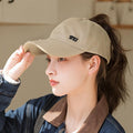 1pc Women's Baseball Cap - Adjustable Snapback Sun Hat Suitable for Outdoor Activities, Hypoallergenic Breathable Wide Brim Hat for Sports, Travel, Daily Wear & Sensitive Skin
