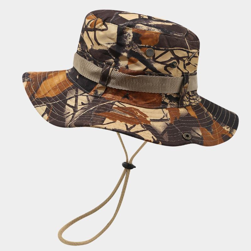 1pc Wide Brim Camouflage Sun Hat Suitable for Hiking, Fishing, Trekking - Durable Outdoor with Full Face & Neck Coverage, Camo, Hand Washable for &, Summer Collection for Hiking, Fishing, Camping Gift