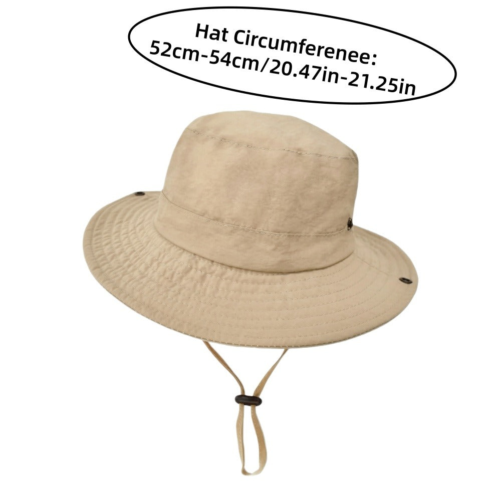 Outdoor Sun Hat | Foldable Fisherman Hat, Lightweight and Adjustable, Suitable for Ages 3-8, Mixed Color Polyamide and, Hook-and-loop Closure
