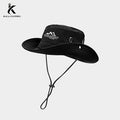 Men'S Printed Wide-Brim Breathable Hat, a Fisherman'S Cap for Summer Outdoor Activities, Hiking, Fishing, And Sun Protection