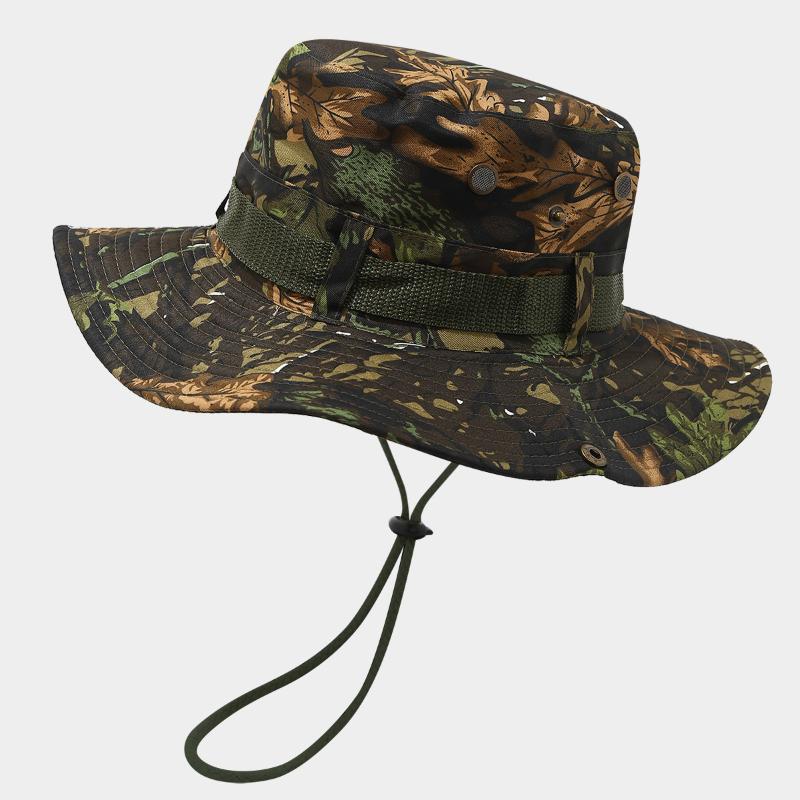 1pc Wide Brim Camouflage Sun Hat Suitable for Hiking, Fishing, Trekking - Durable Outdoor with Full Face & Neck Coverage, Camo, Hand Washable for &, Summer Collection for Hiking, Fishing, Camping Gift