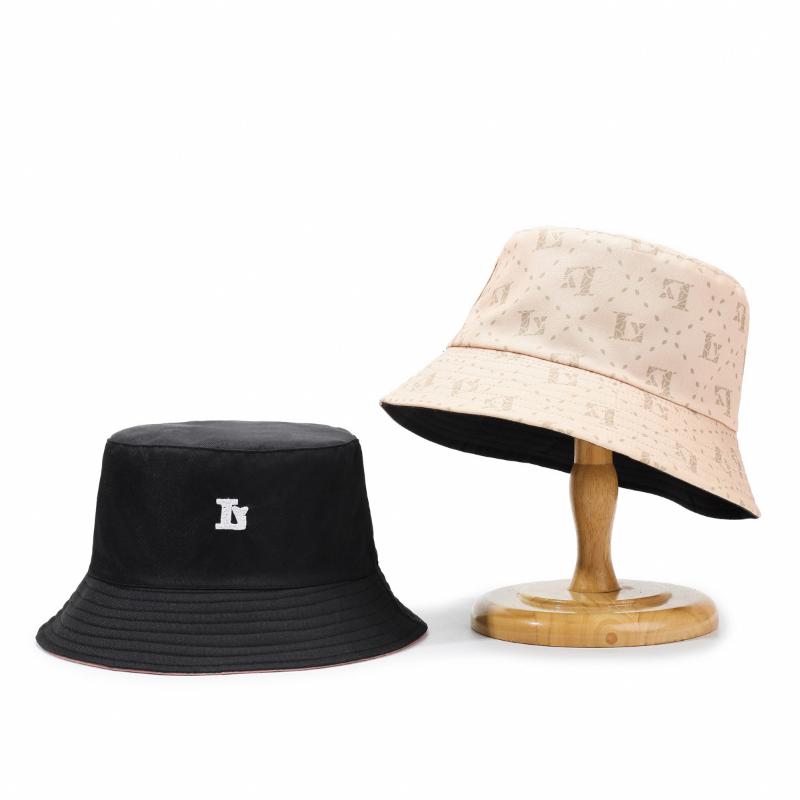 Retro Double-Sided Fisherman Hat with Full Print Embroidery Letters | & Shade | for Outdoor Activities with Comfortable Fit | Summer Collection | Festival Gift