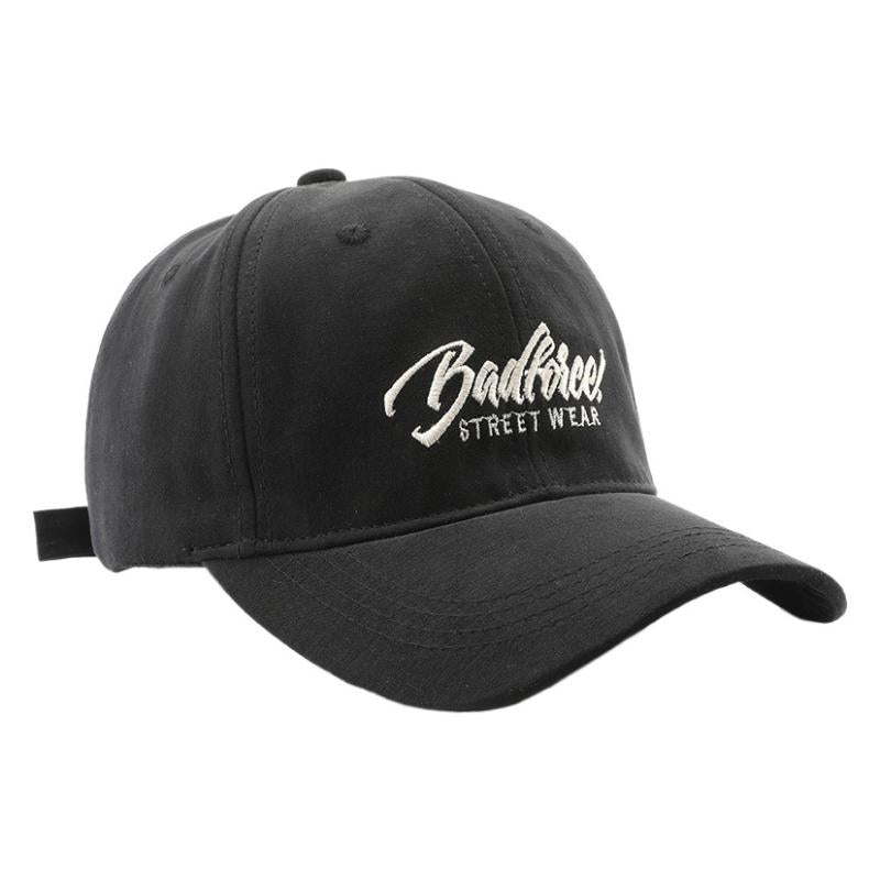 1pc Retro Style Embroidered Letter Baseball Cap with Semi-hard Brim for Outdoor Activities and | Unisex Casual Wear | Summer Collection | Holiday Gift