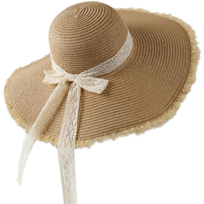 1 Women'S Wide-Brimmed Straw Hat | Summer Beach Hat | For Outdoor Activities | Light And Comfortable Fit | Spring And Summer Collection | Vacation Essentials | Breathable Fabric | Hand Wash Only