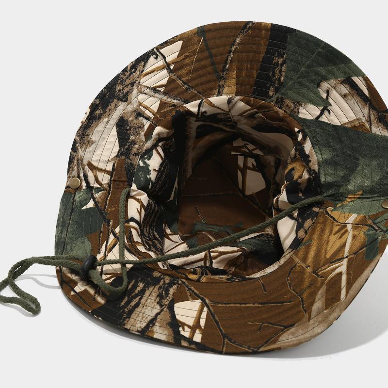 1pc Wide Brim Camouflage Sun Hat Suitable for Hiking, Fishing, Trekking - Durable Outdoor with Full Face & Neck Coverage, Camo, Hand Washable for &, Summer Collection for Hiking, Fishing, Camping Gift