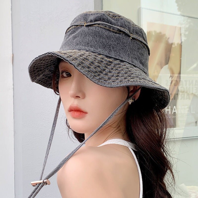 A Stylish And Adaptable Fisherman'S Hat for Women, Perfect for Outdoor Fishing And Casual Wear