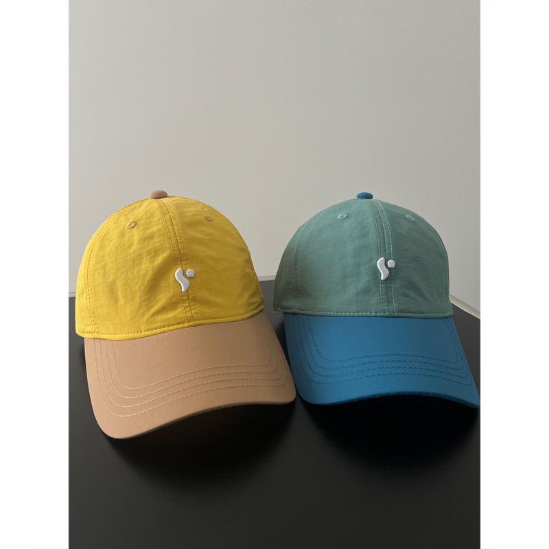 1pc Women's Lightweight Quick-Dry Baseball Cap with Adjustable Strap & Breathable Colorblock Visor - Suitable for Outdoor Sports, Casual Wear, Travel, Spring-Summer Collection, Machine Washable Cap Gift for Moms